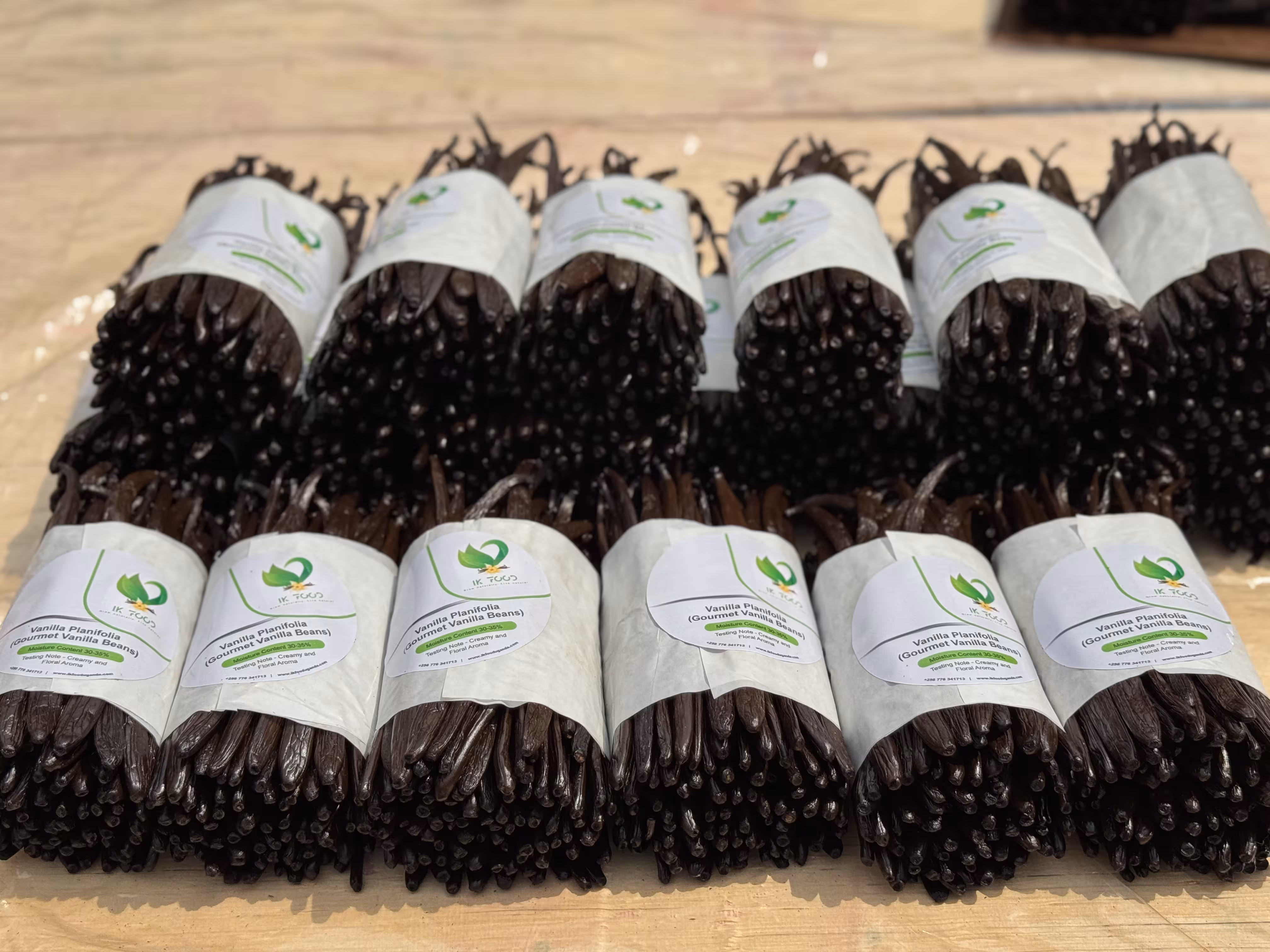 Grade A Ugandan vanilla beans